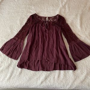 Maroon blouse